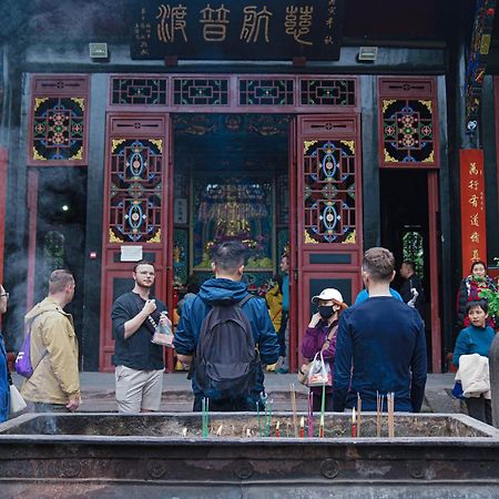 Chengdu Mix Hostel Courtyard Poshpacker Εξωτερικό φωτογραφία