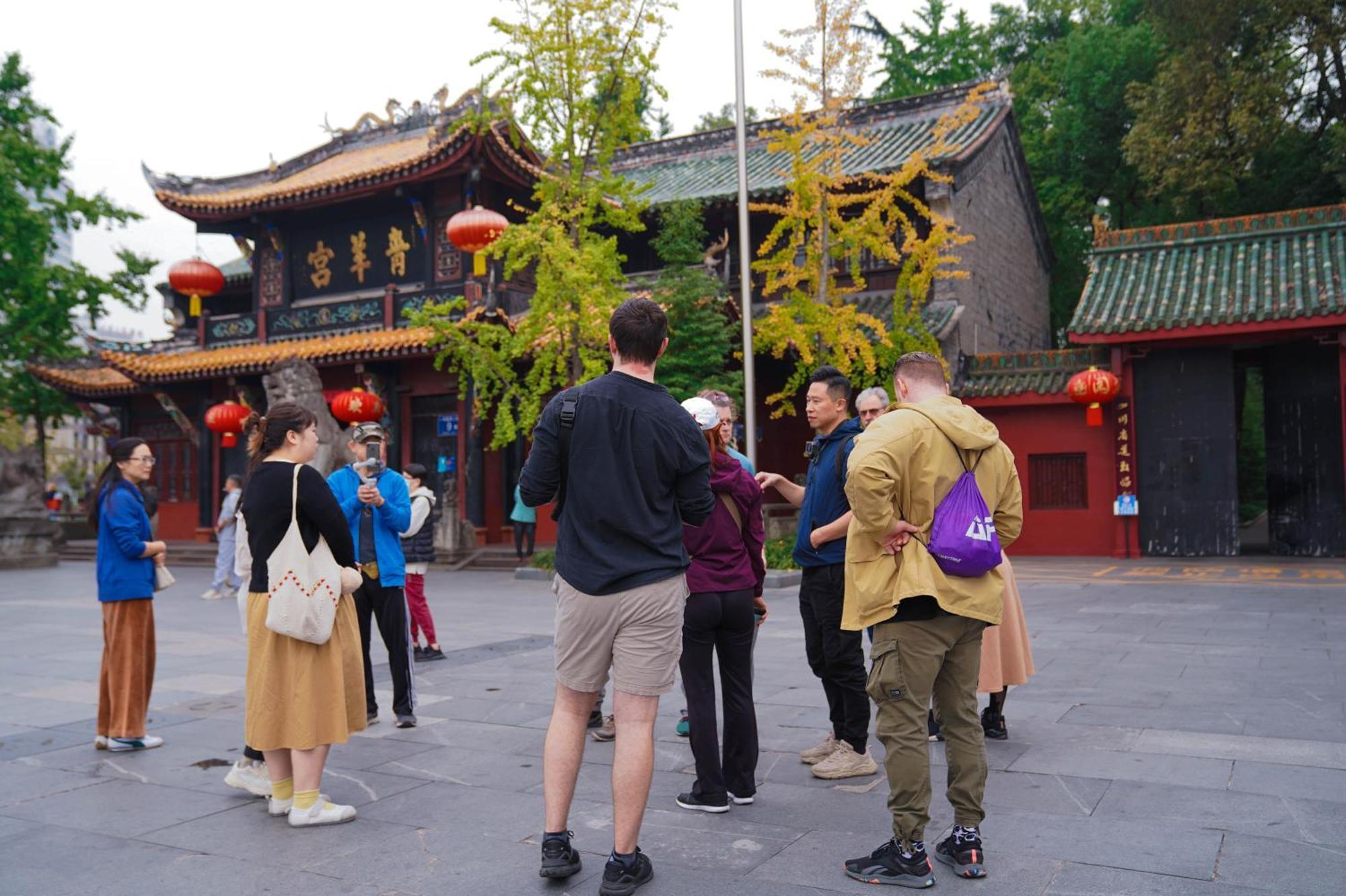 Chengdu Mix Hostel Courtyard Poshpacker Εξωτερικό φωτογραφία